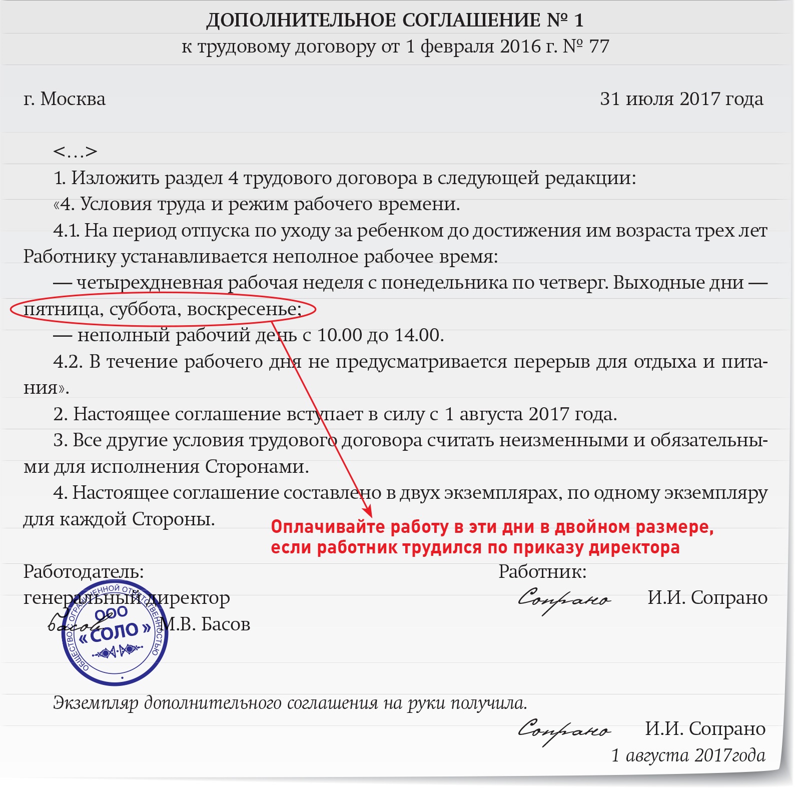 Что изменилось в режиме неполного рабочего времени – Зарплата № 8, Август  2017