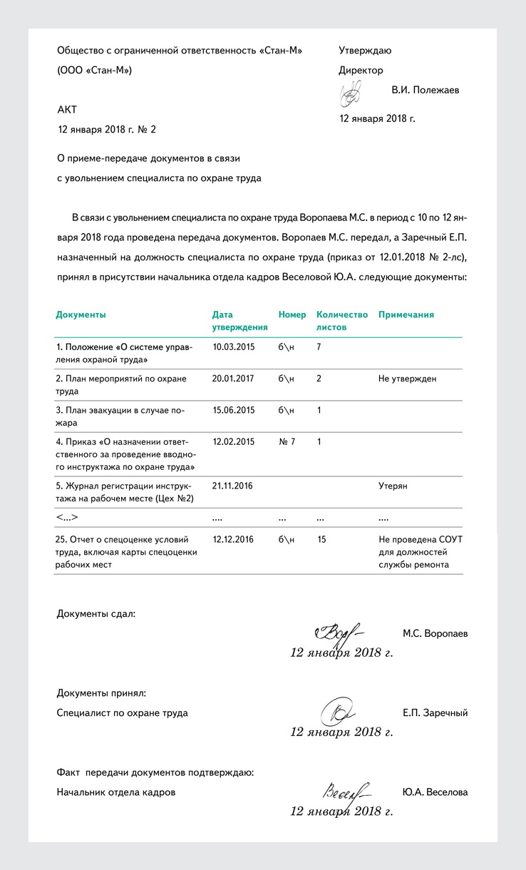 Новая работа для специалиста по охране труда: как принять дела, чтобы не  отвечать за чужие ошибки – Справочник специалиста по охране труда № 2,  Февраль 2018