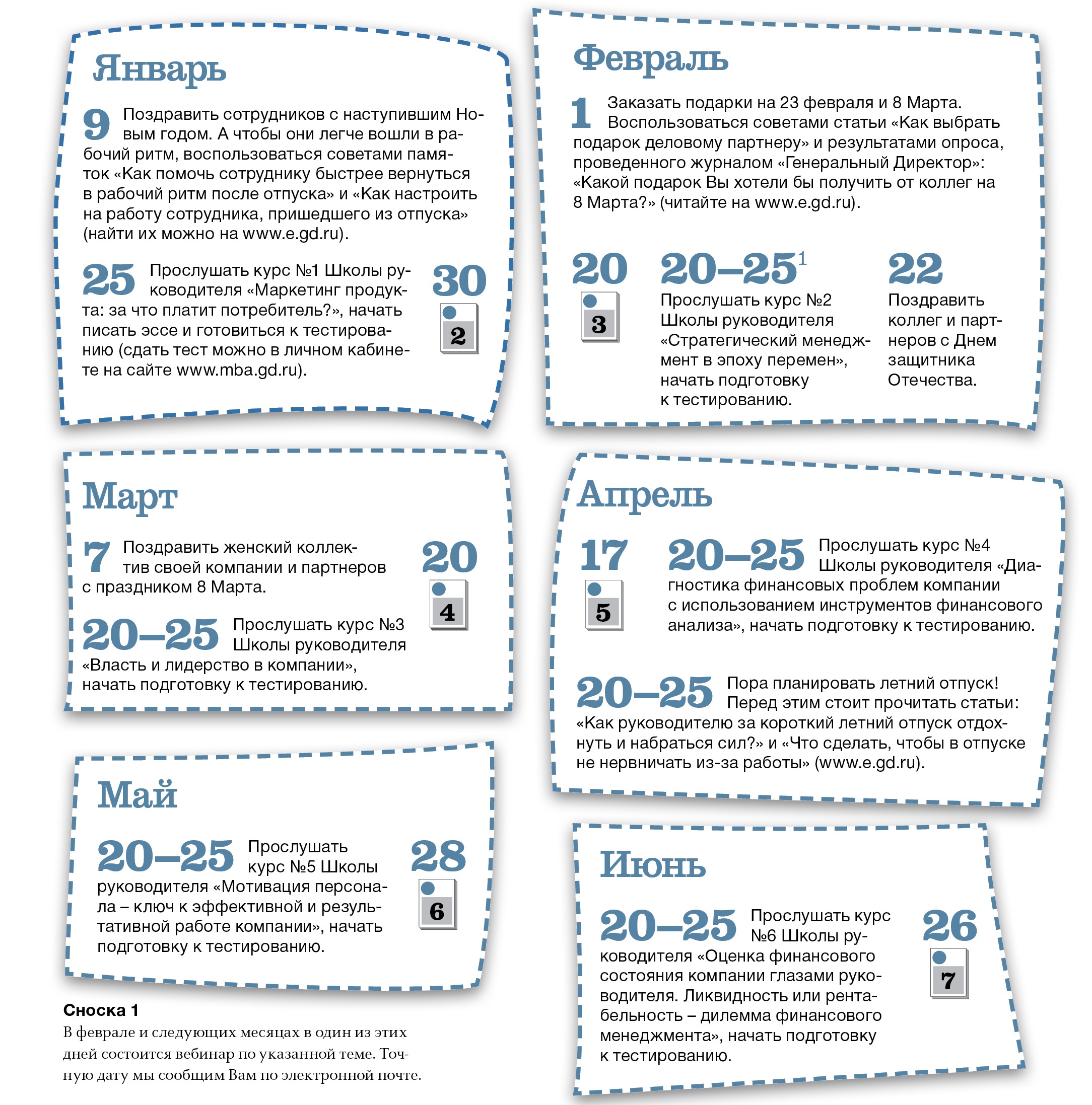 Личный план читателя на 2013 год – Генеральный Директор № 1, Январь 2013