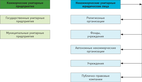 Виды лиц в праве