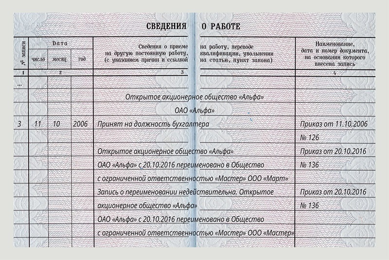 Как исправить ошибку в трудовой книжке | torextula.ru
