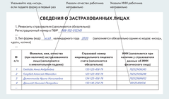 Исходная форма СЗВ-М с ошибками: неверно указали отчество и ИНН работников