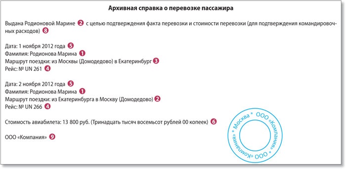 Справка о стоимости проезда на автобусе образец