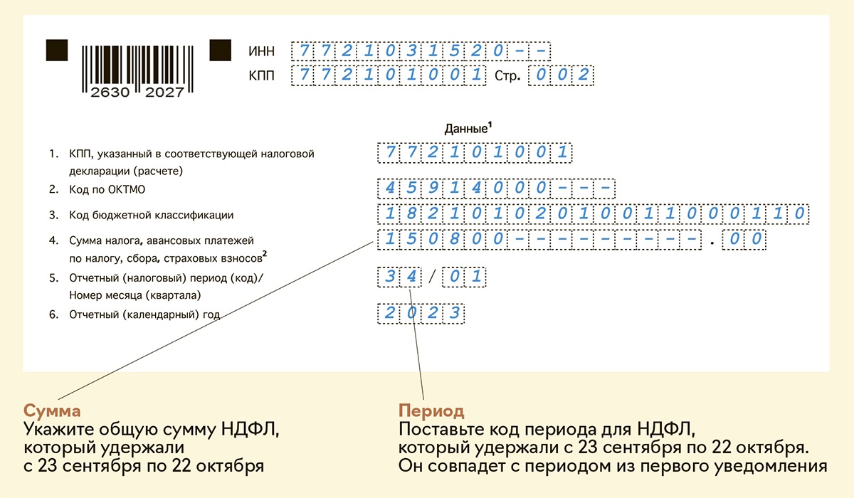 Новые уведомления по НДФЛ дважды в месяц. Кто подает и как заполнить ...