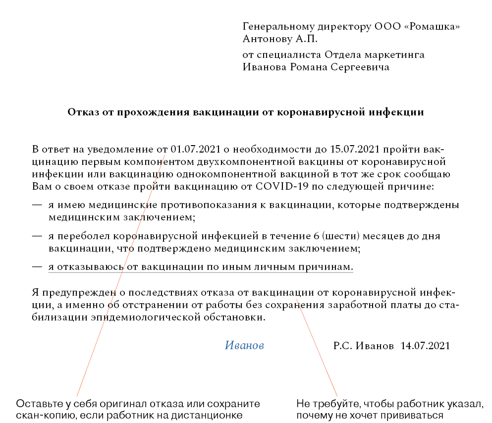 Приказ образец о вакцинации сотрудников