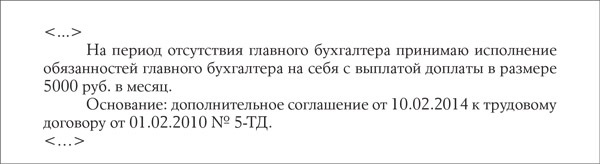 На период длительного отсутствия. На период отсутствия. На период отсутствия или в период отсутствия. На период отсутствия основного.