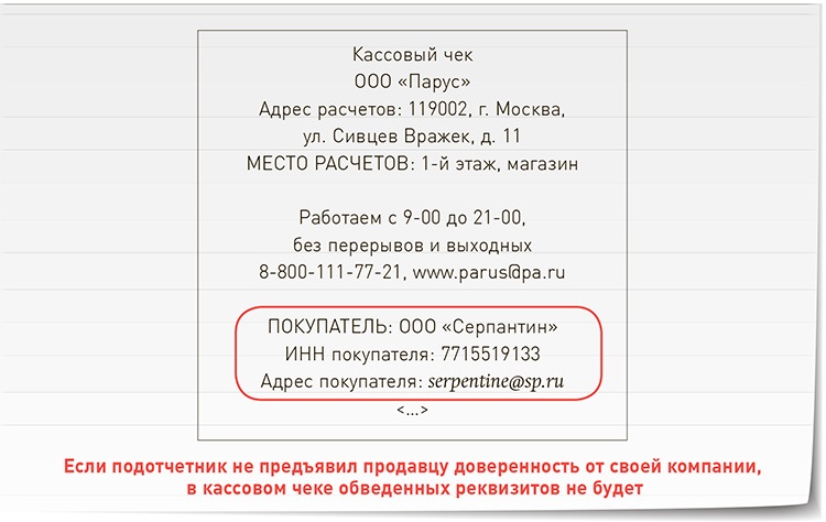 Новые требования к кассовым чекам подотчетников – Зарплата № 3, Март 2020