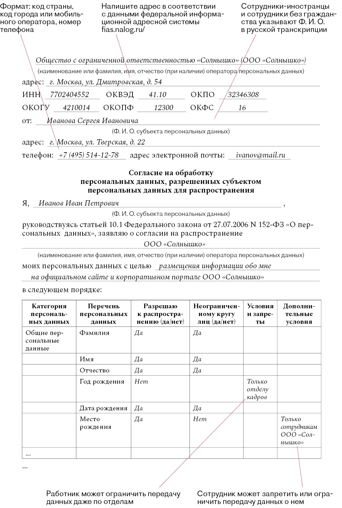 Как теперь передавать персданные работника. С 1 марта новые правила –  Кадровое дело № 3, Март 2021