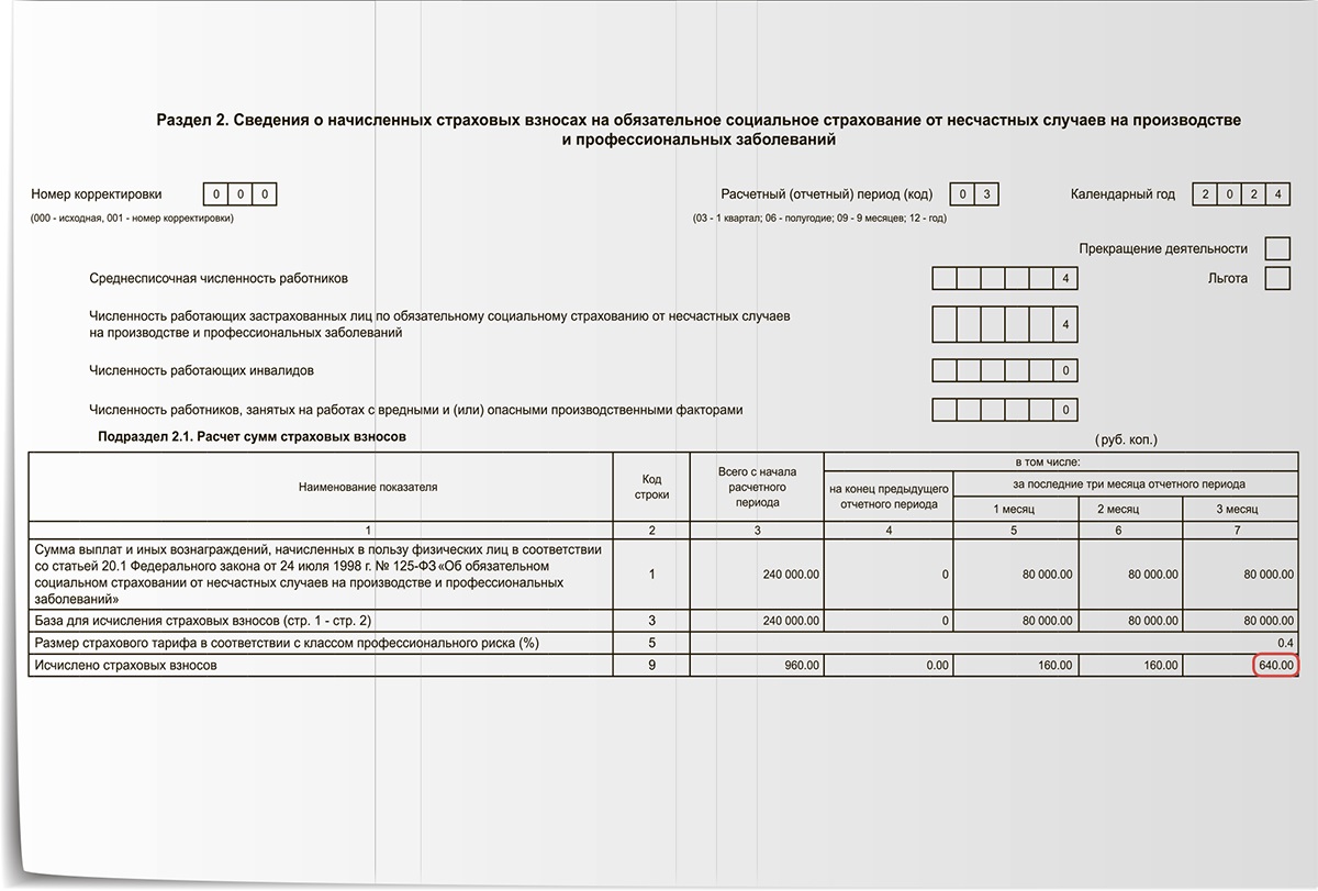 СФР разъяснил, как представлять в 2024 году сведения о взносах на случай  травматизма – Зарплата № 4, Апрель 2024