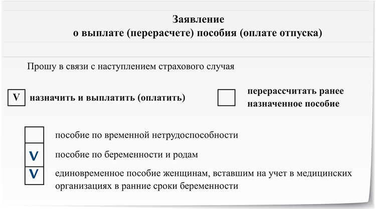 Реестр сведений необходимых для назначения и выплаты пособий образец заполнения