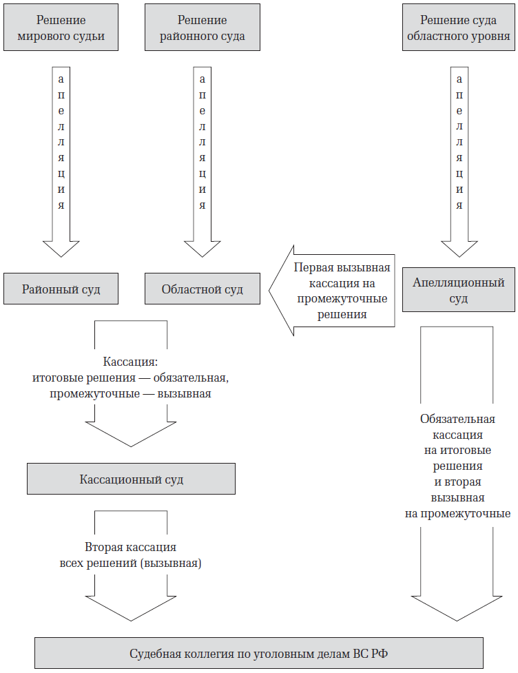 Иерархия на судне. Апелляция и кассация. Схема обжалования по АПК.