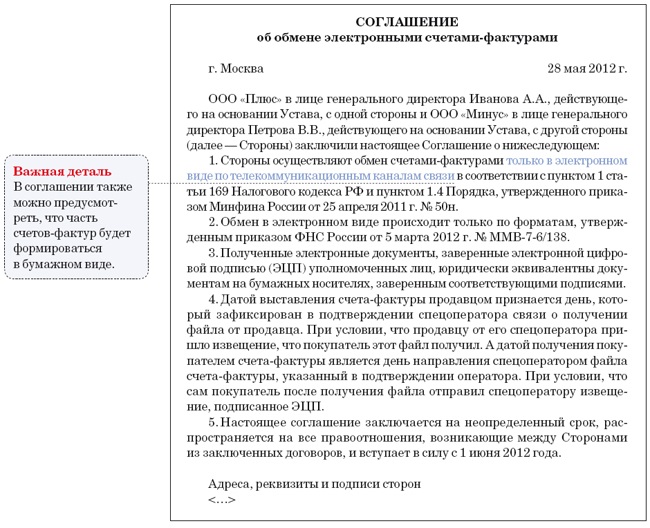 Уведомление о переходе на эдо образец для контрагента