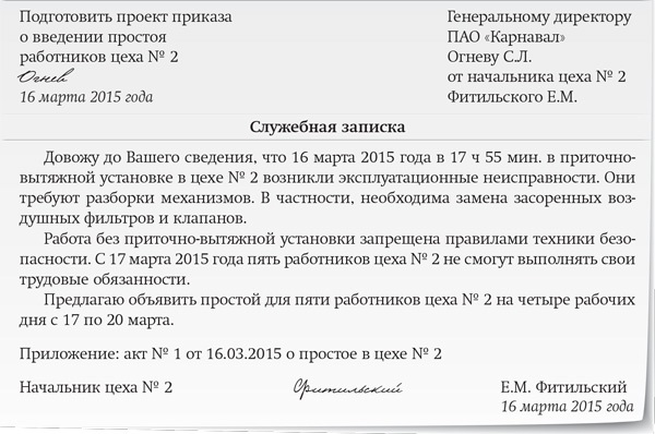 Как Оформить Простой – Зарплата № 4, Апрель 2015