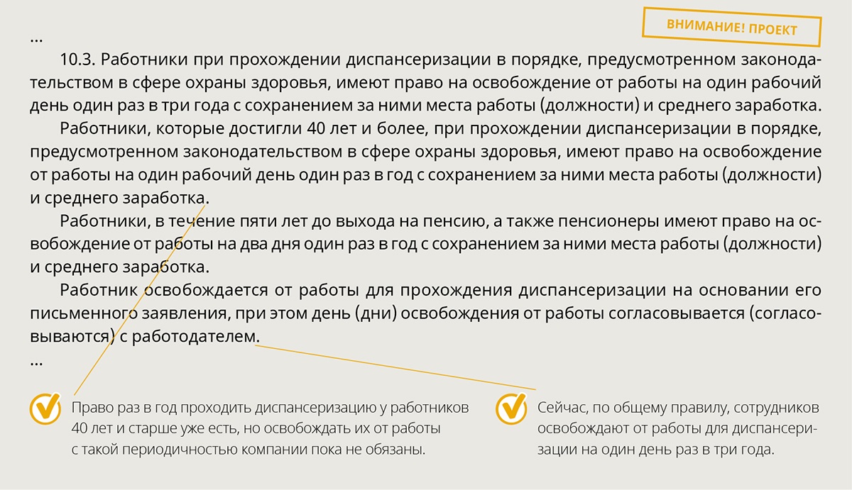 Приказ о предоставлении дней для прохождения диспансеризации образец