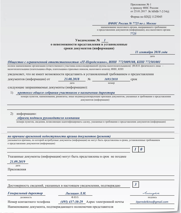 Уведомления в фнс сроки в 2024