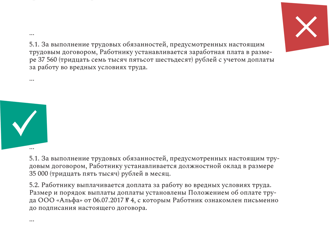 Неудачные зарплатные формулировки, которые нужно найти и убрать – Кадровое  дело № 5, Май 2023