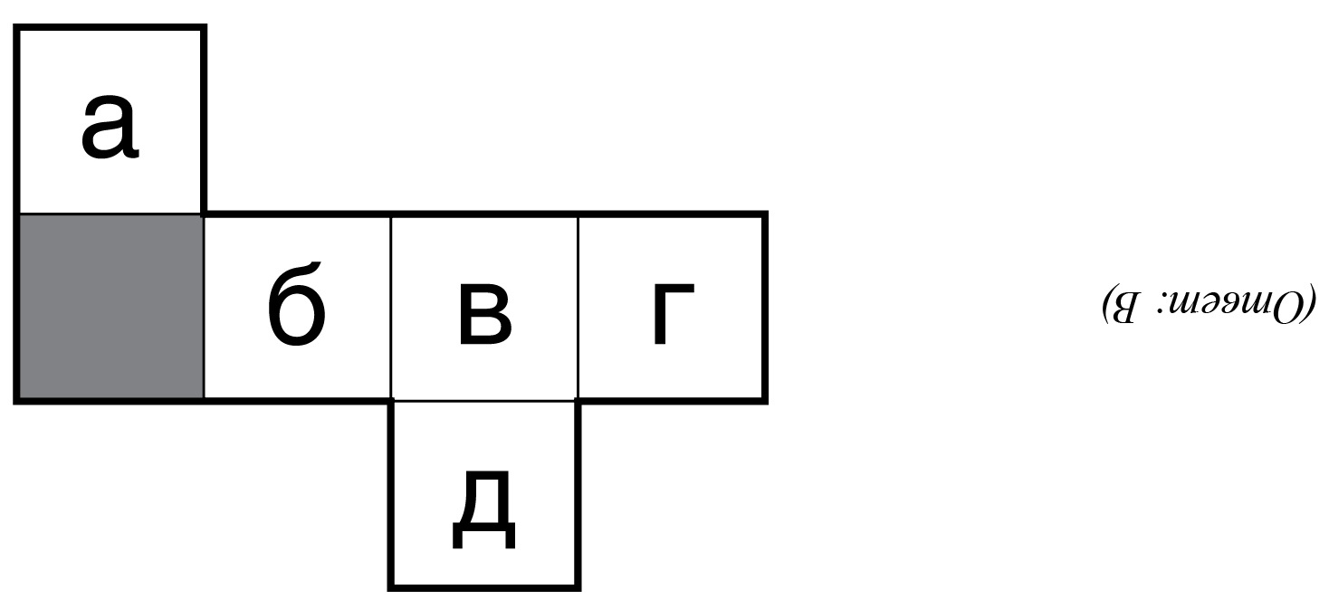 Определи на каком рисунке изображена развертка куба