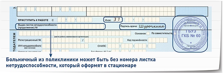 Код больничного 24 неявка к врачу действия бухгалтера в 2020 году