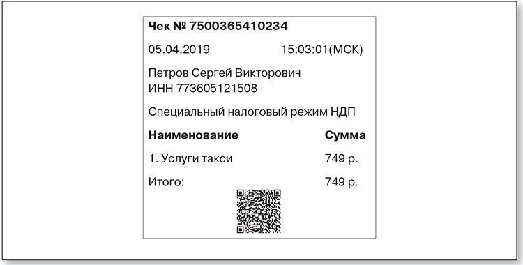 Для чего qr код на чеке самозанятого