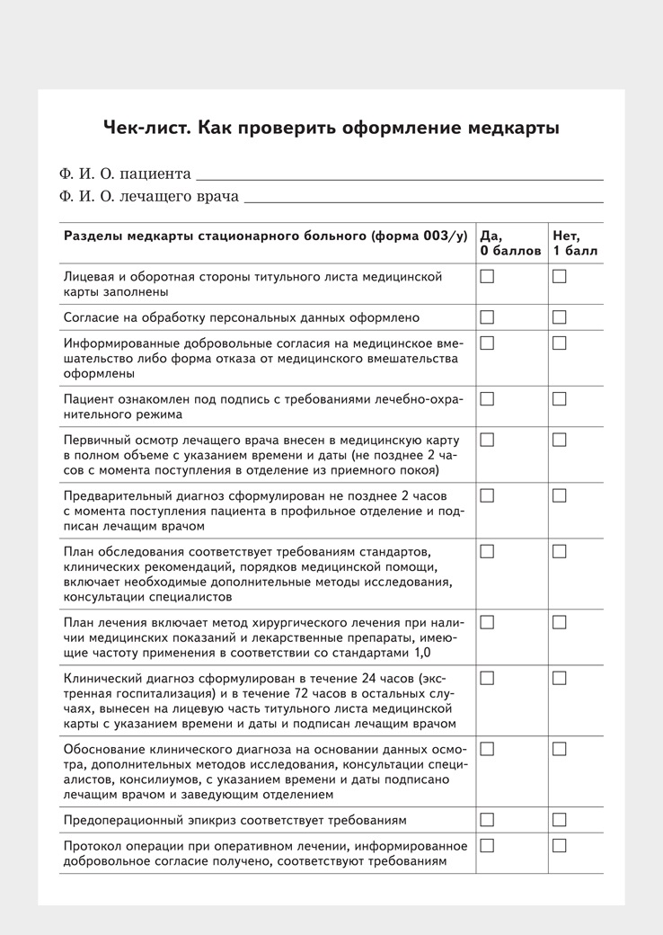 План работы врачебной комиссии на год