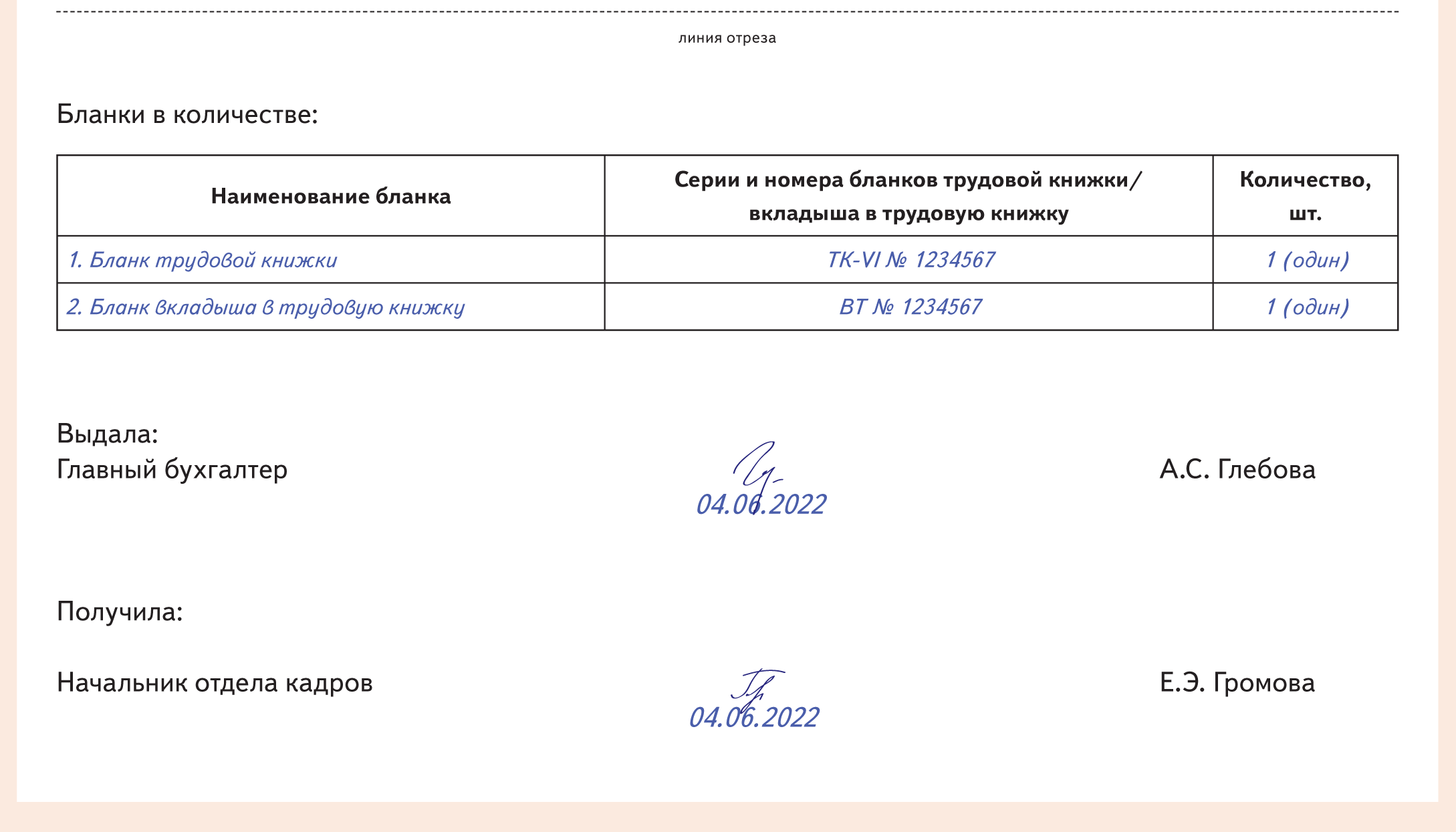 Новые бланки трудовых книжек с 2023 образец