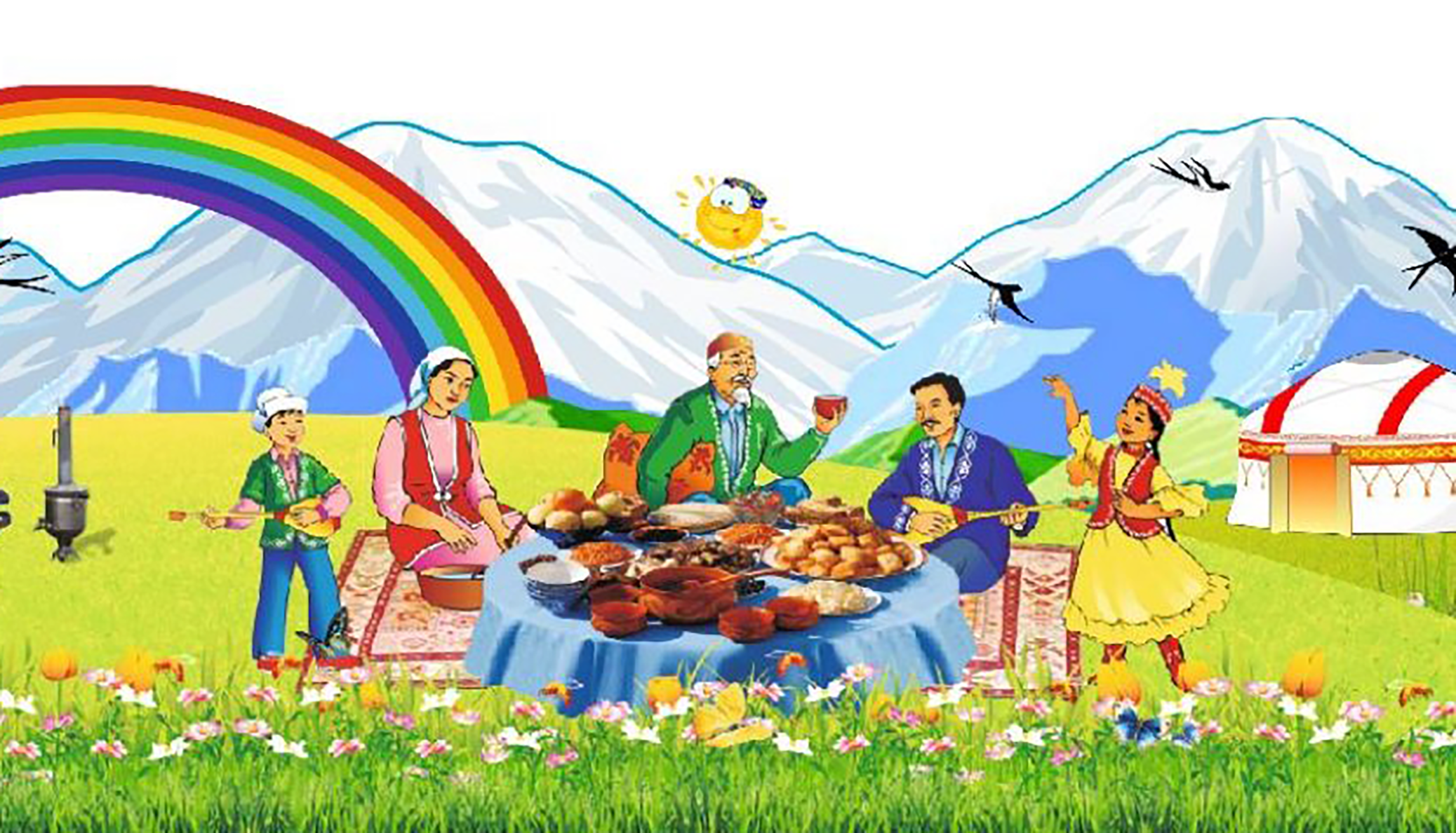 Наурыз өлеңі. Наурыз для детей в детском саду. Казахские иллюстрации. Наурыз иллюстрации. Фон для праздника Наурыз для детей.