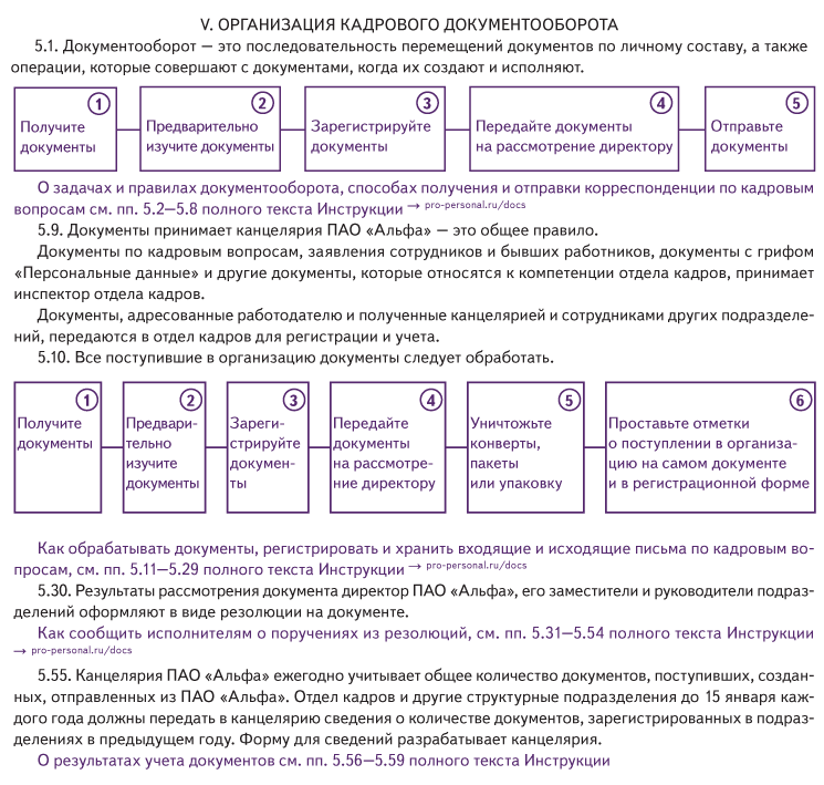 Приказ о документообороте в организации образец 2022