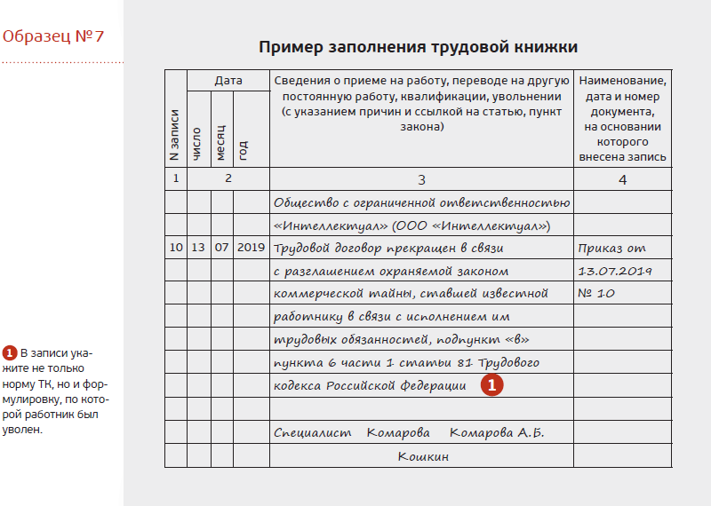 Увольнение за разглашение коммерческой тайны. Приказ на увольнение за разглашение коммерческой тайны. Запись в трудовой книжке об увольнение за разглашение персональных. Пример увольнения за разглашение коммерческой тайны. Уволен за разглашение тайны.