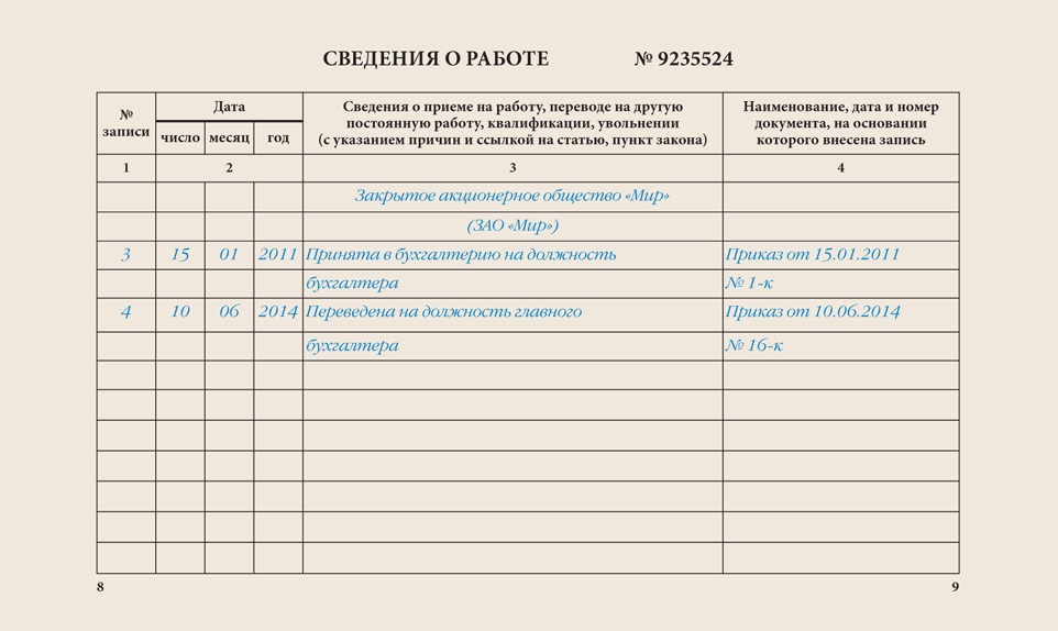 Продолжить вести трудовую книжку. Личная карточка при приеме на работу. Запись о присвоении разряда в трудовую книжку образец. Присвоение разряда запись в трудовой книжке.