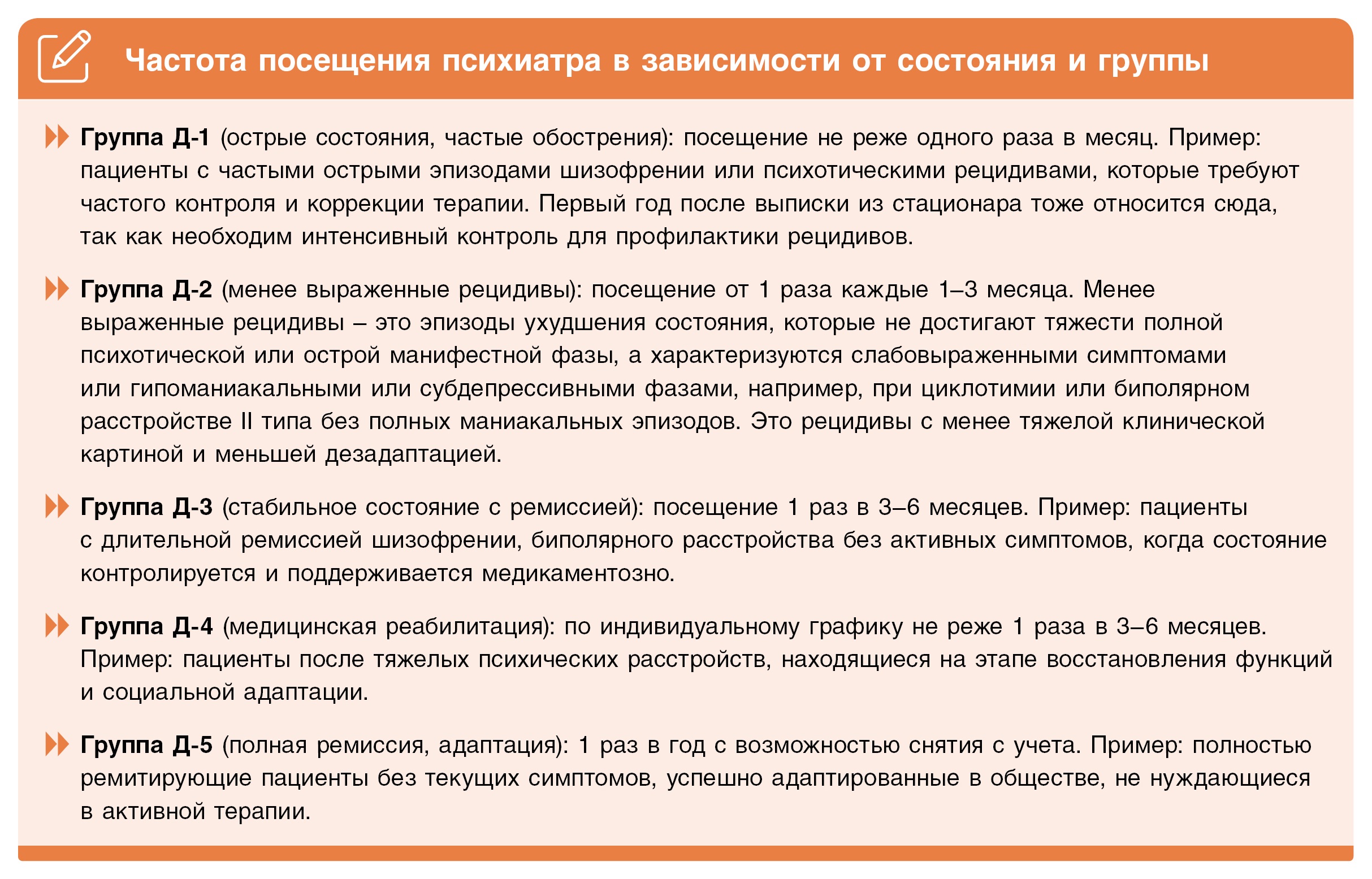 Руководство по диспансерному психиатрическому наблюдению. Кого, когда и как наблюдать
