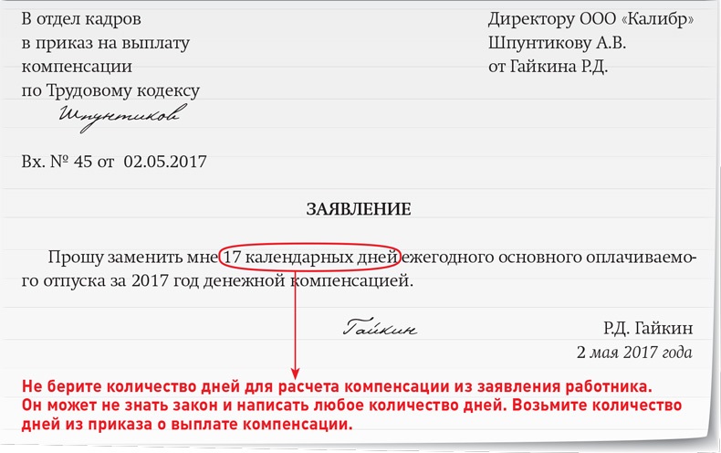 Справка о количестве дней отпуска образец