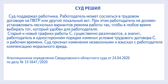 Пункты ПВТР о продолжительности рабочего времени: правила обязательные ...