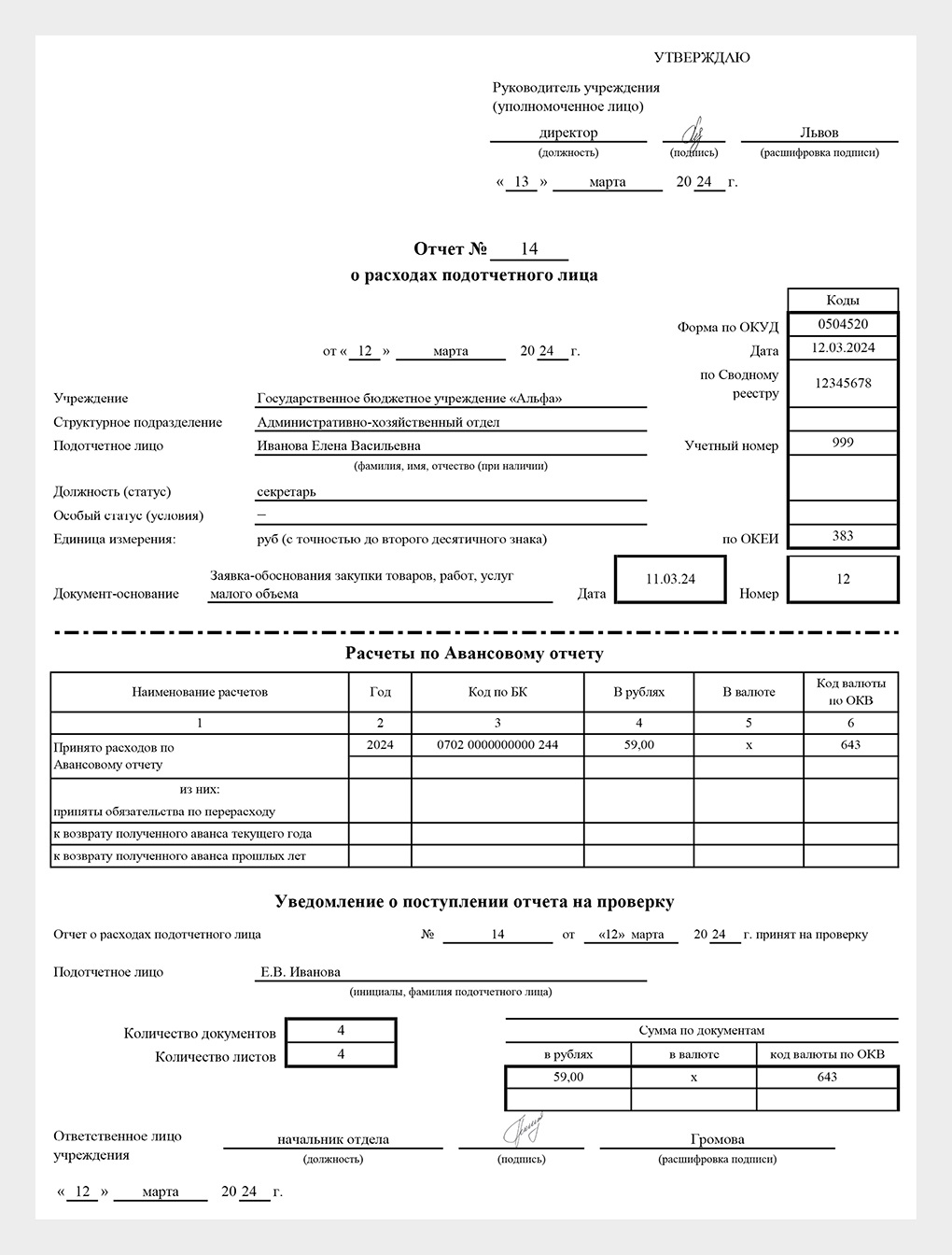 Заявка обоснование форма 0510521 образец заполнения