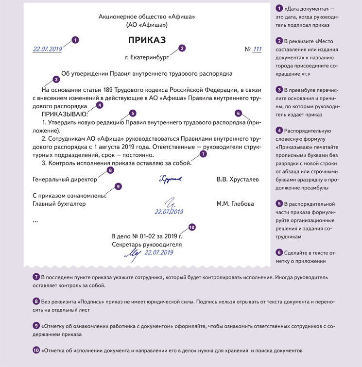 Губкина приказы 2024