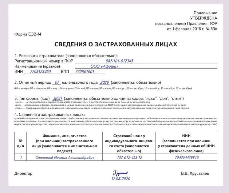 Сведения о застрахованных лицах гпх 2023. Отчет по форме СЗВ-М. Отчет СЗВ М образец. Форма отчета СЗВ-М. Отчет в ПФР СЗВ-М.