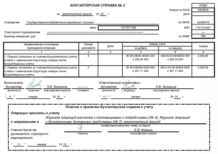 Т 60 образец заполнения