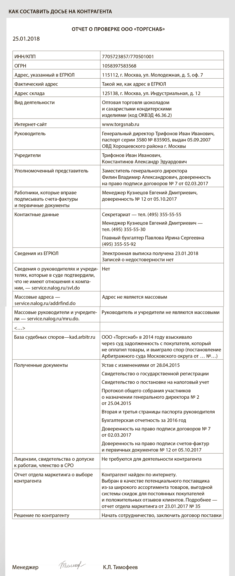 Выписка из договора аренды для контрагента образец