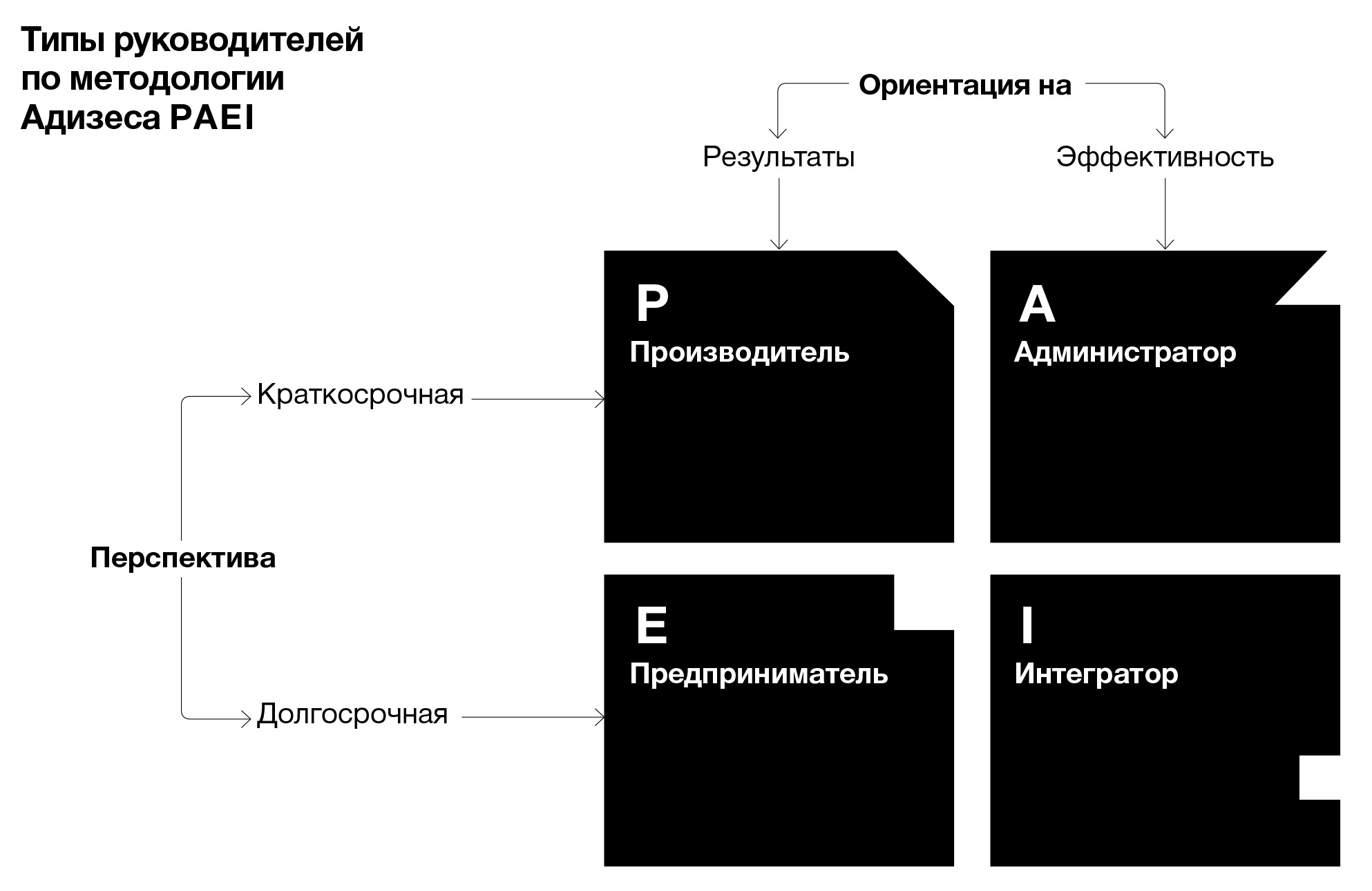 Модель Ицхака Адизеса paei