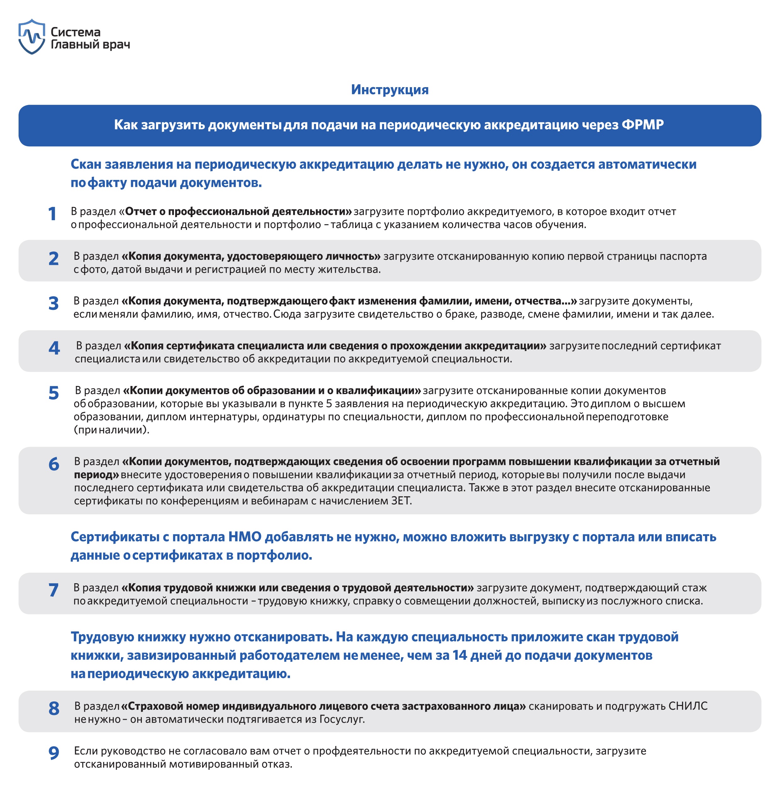 Фрмр аккредитация