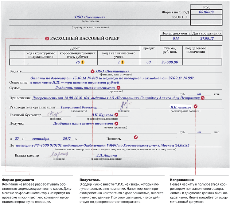 Ошибки в расходном кассовом ордере. Расходный кассовый ордер банка пример заполнения. Расходный кассовый ордер из кассы в банк образец. Расходный кассовый ордер подотчетному лицу. Пример заполнения документов.